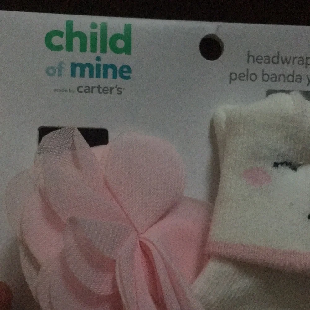 CHILD Of mine head wrap & Socks Sz 0-6 month baby